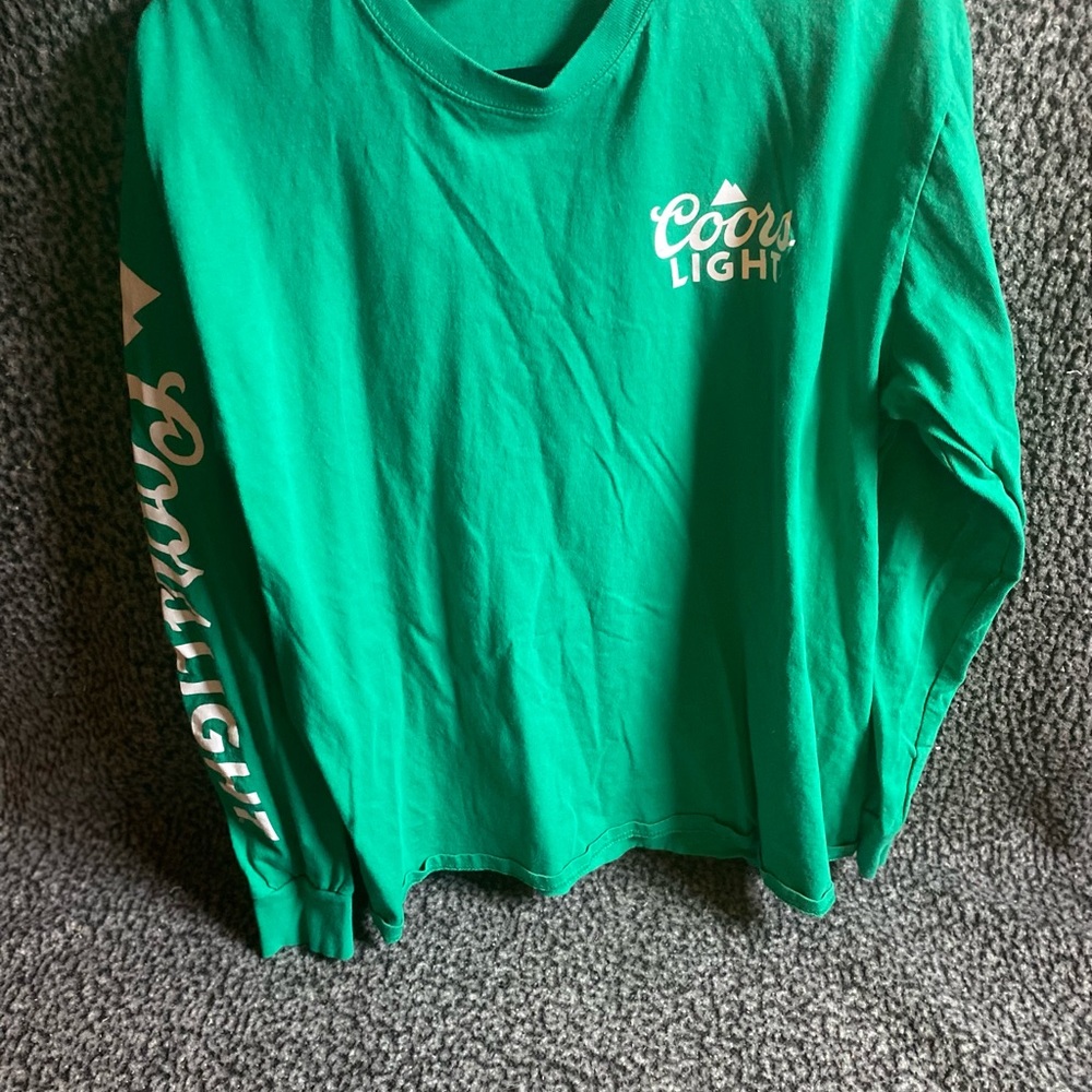 Men's Long Sleeve Tee in Green